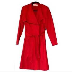 Valentino classic red trench rain  coat Like new